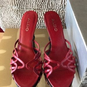 Also red strappy slip one